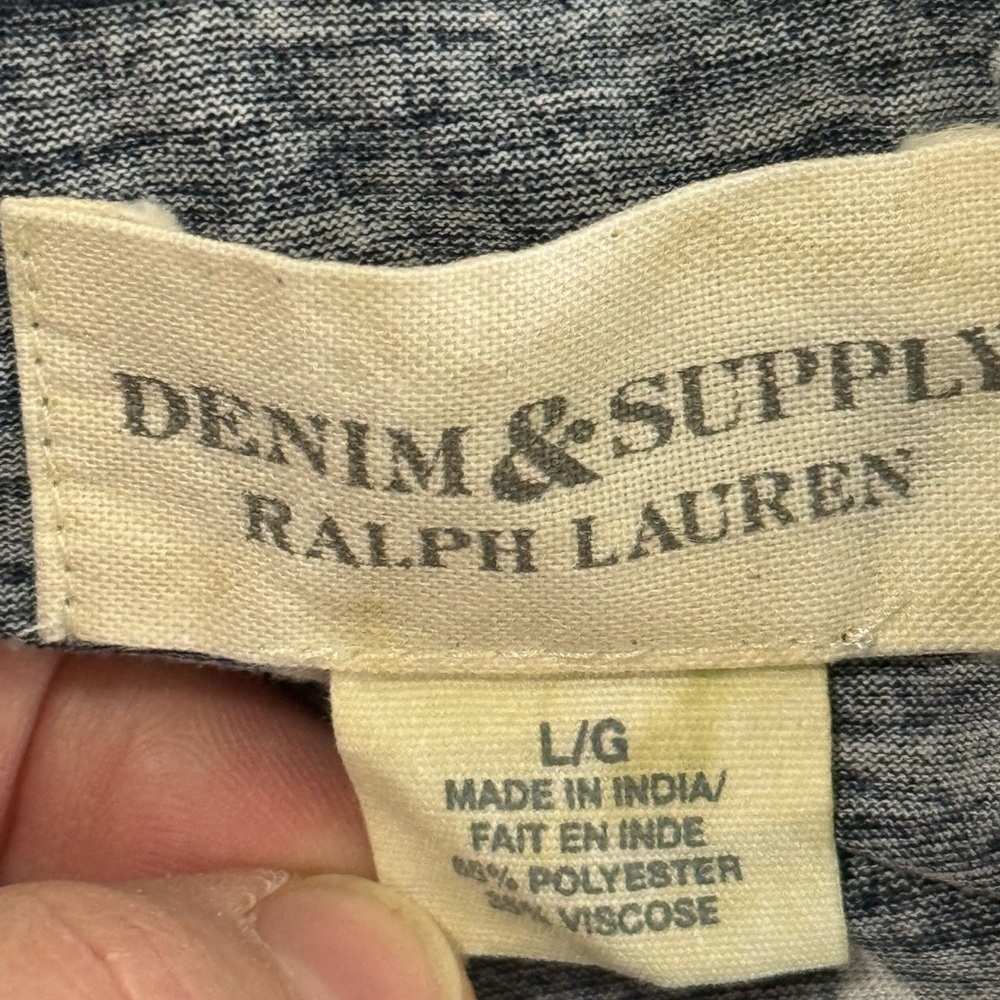Ralph Lauren Denim & Supply Navy Star Maxi Dress, Large - Picture 3 of 4